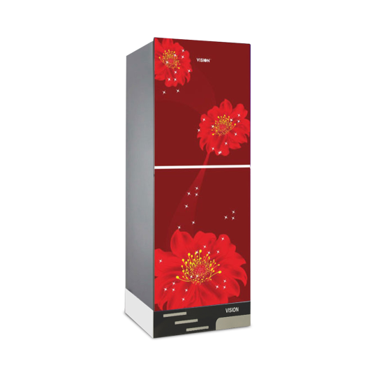 VISION -217 Liter  Glass Door Top Mount Refrigerator