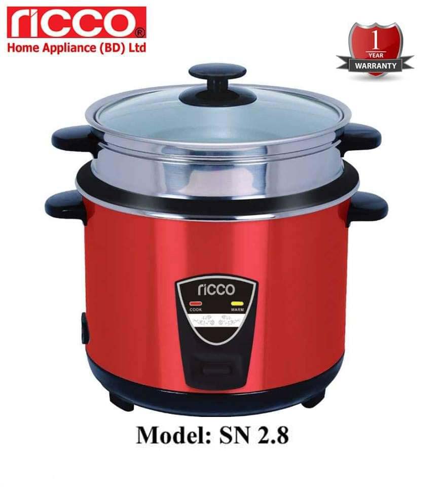 RICCO Automatic Rice Cooker 2.8 Liter.