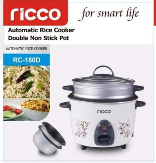 RICCO Rice Cooker 1.8 L 60-04 Double Pot