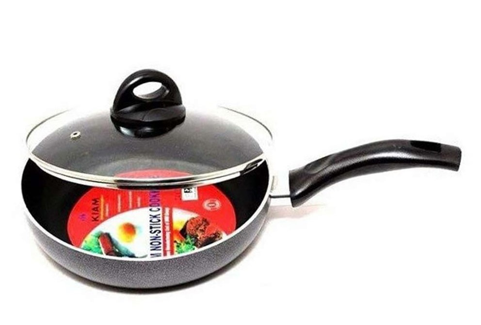 Kiam Non Stick Fry Pan With Glass Lid 24CM