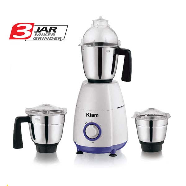 Kiam 3 In 1 Mixer Grinder & Blender , 750 watt