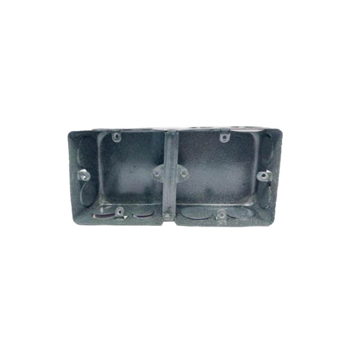 Click Two Gang MK Metal  Premium Wall Switch Back Cover 2 Part 2Gang