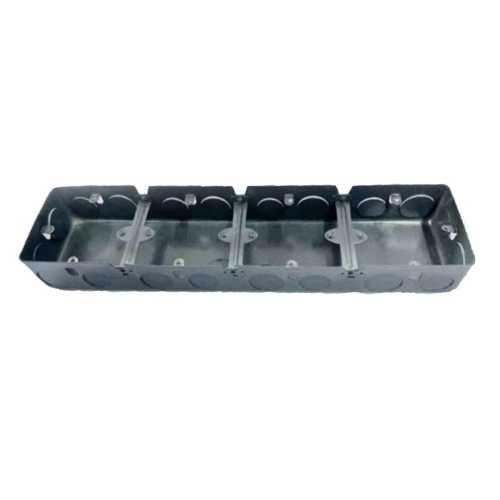Click three gang metal , switch on metal single mold wall 4 part 4 gang